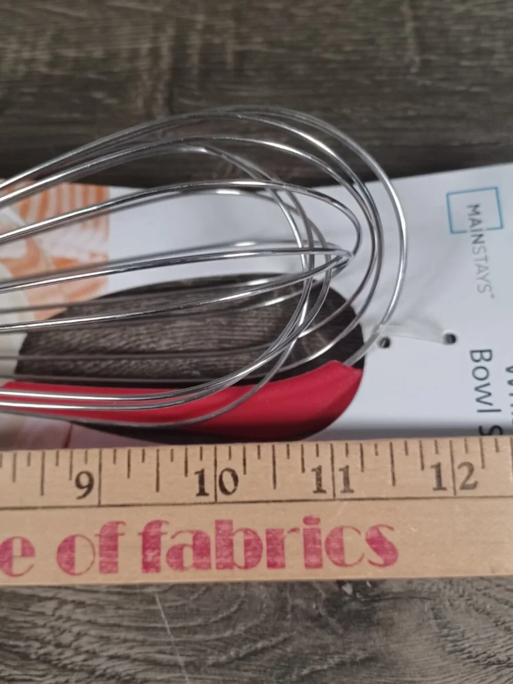 New Mainstays Whisk with Bowl Scraper